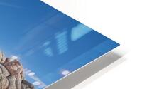 White Pocket 5 HD Metal print