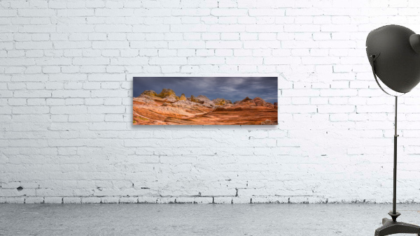 Stone waves wide Wall Preview