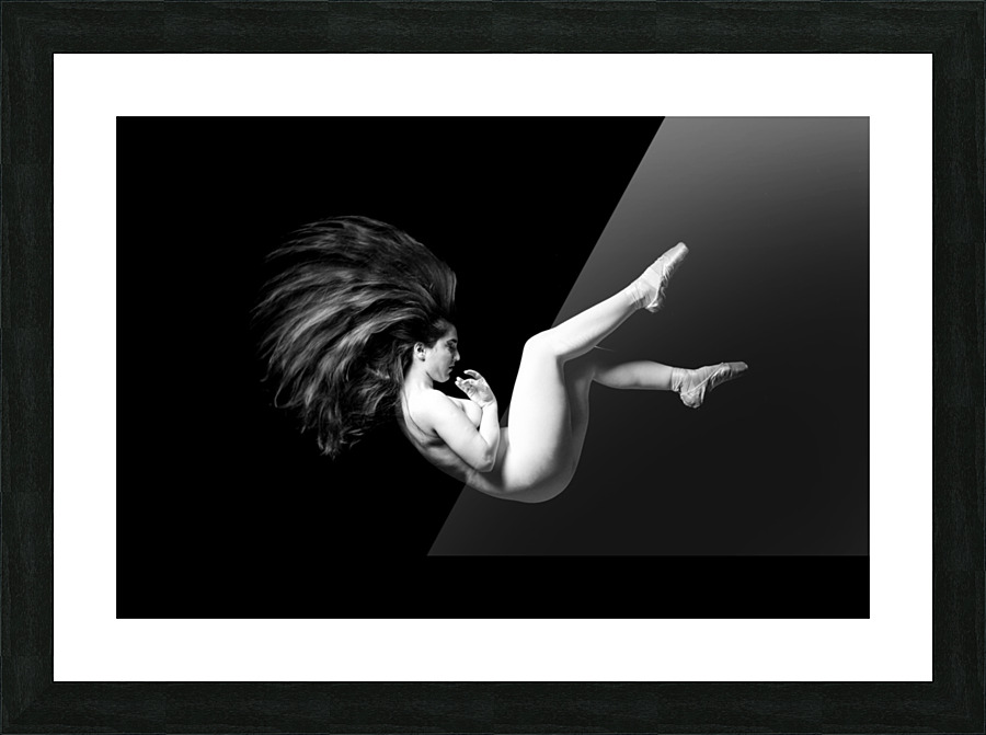 Fetus Ballerina Picture Frame print