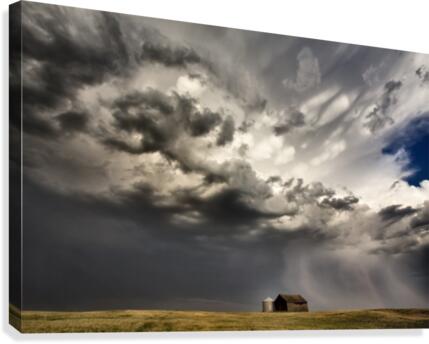 Prairie Storm Saskatchewan Canvas Print