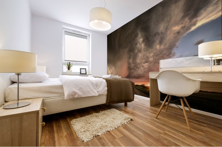 Sweeping Hail Mural print