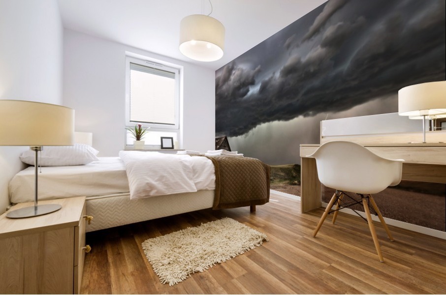 Storm  and Lightning Saskatchewan Mural print