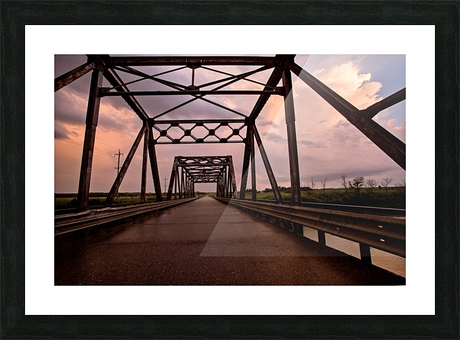 Sunset Storm Picture Frame print