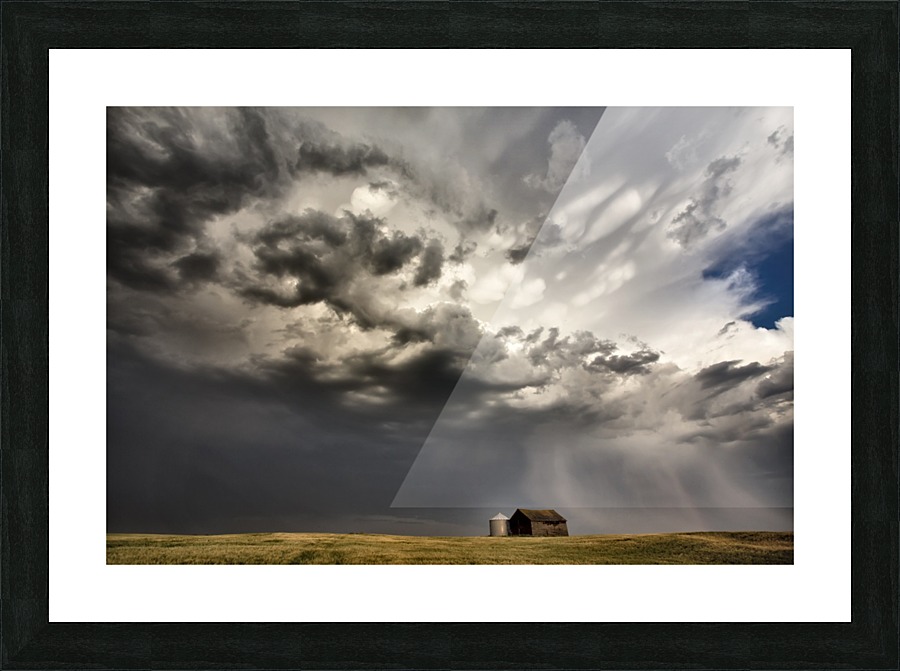 Prairie Storm Saskatchewan Picture Frame print