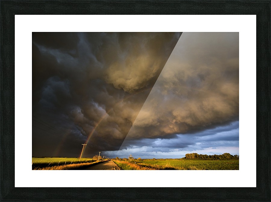 Prairie Storm Picture Frame print