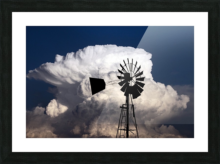 Prairie Storm Picture Frame print