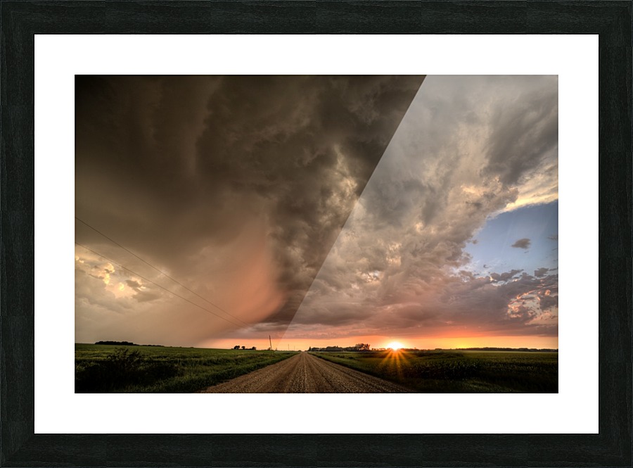 Sweeping Hail Picture Frame print