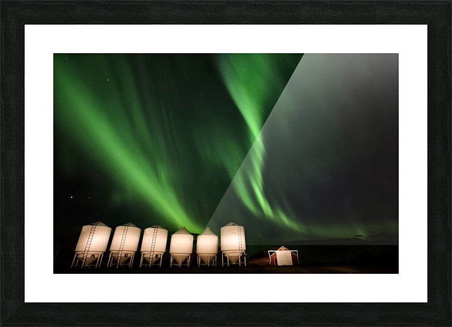 Prairie Aurora Picture Frame print