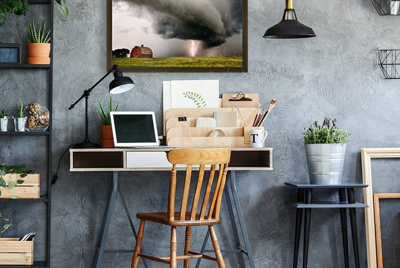 Storm  and Lightning Saskatchewan Reproduction