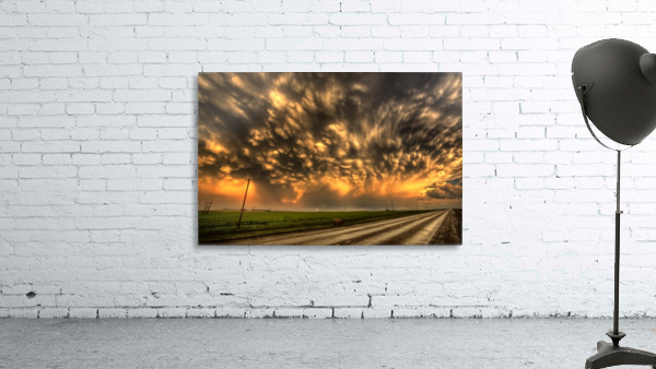 Storm Saskatchewan Canada Sunset Wall Preview