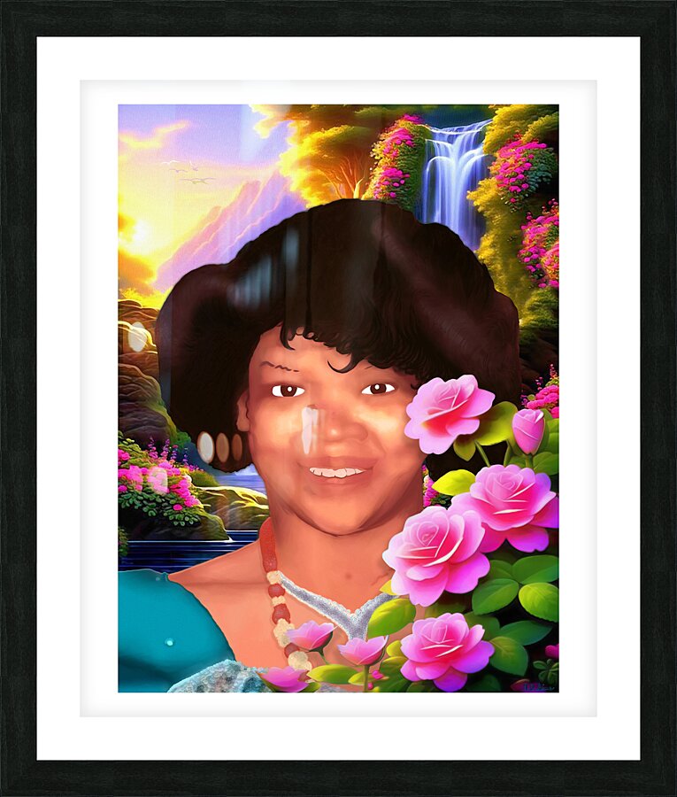 Aunt BB 13 x 16 for 11 x 14 frame Picture Frame print