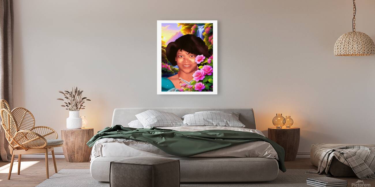 Aunt BB 13 x 16 for 11 x 14 frame Reproduction