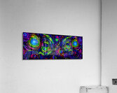 Neon galaxy panel  1 Acrylic Print