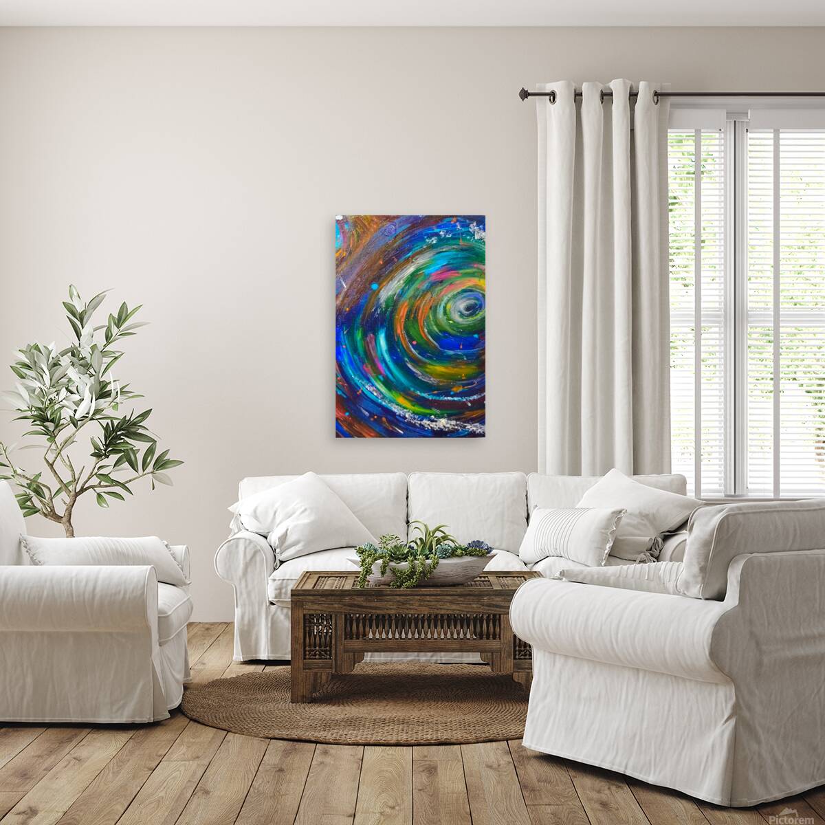 Colorful Swirl Reproduction