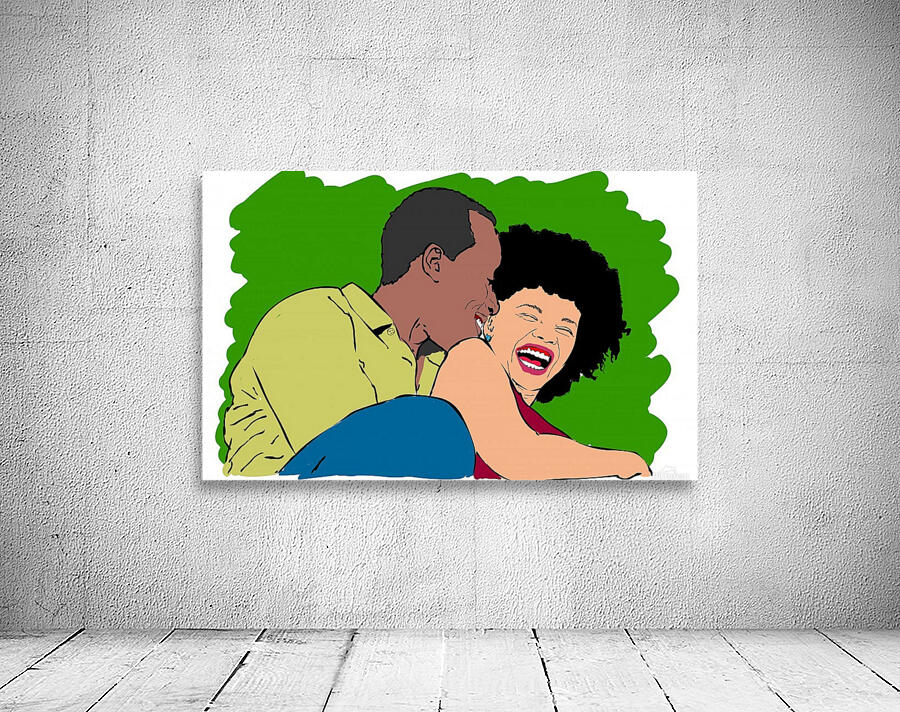 relationship couple model Wall Preview