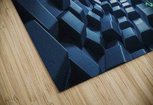 A captivating 3D visual of a hexagonal pattern 2. StefanoPignataro puzzle