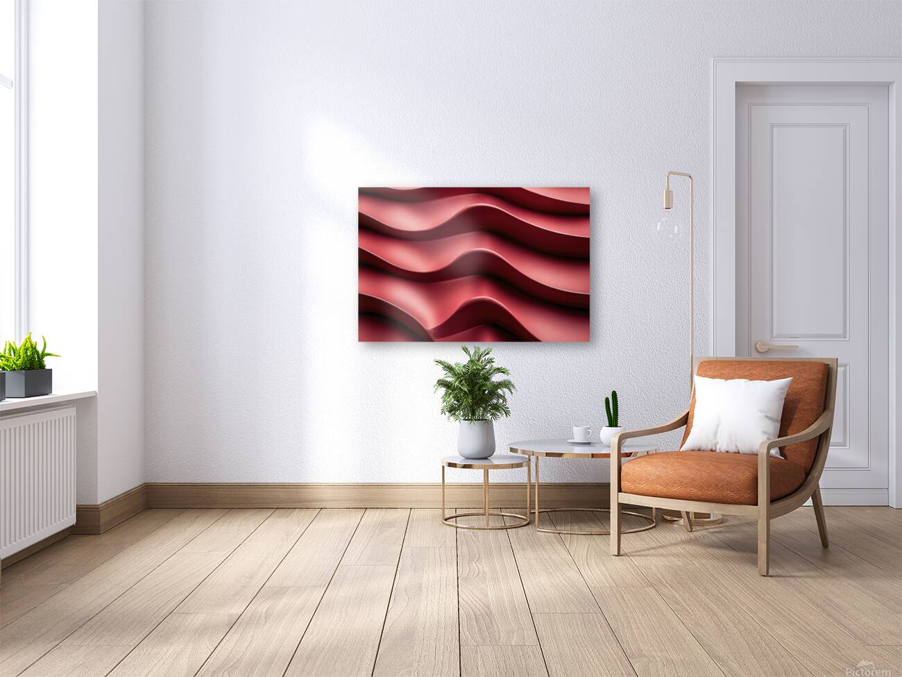 A captivating abstract artwork featuring a smooth Reproduction