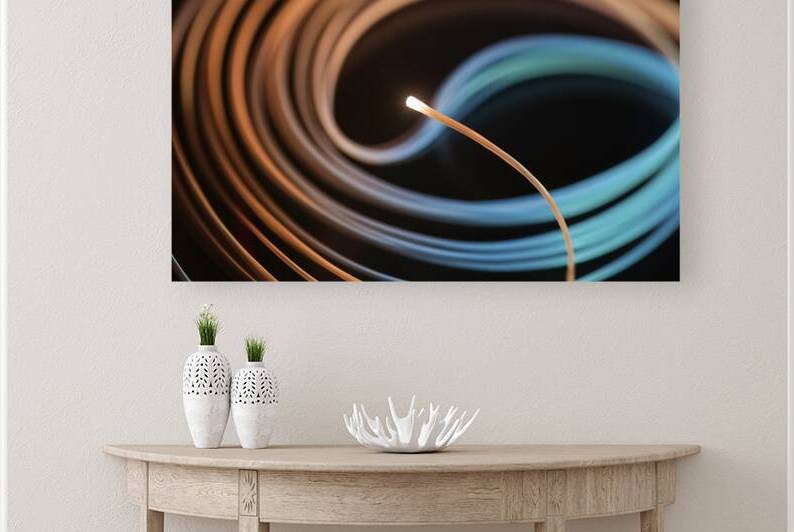 A stunning photograph of an optical fiber network by StefanoPignataro