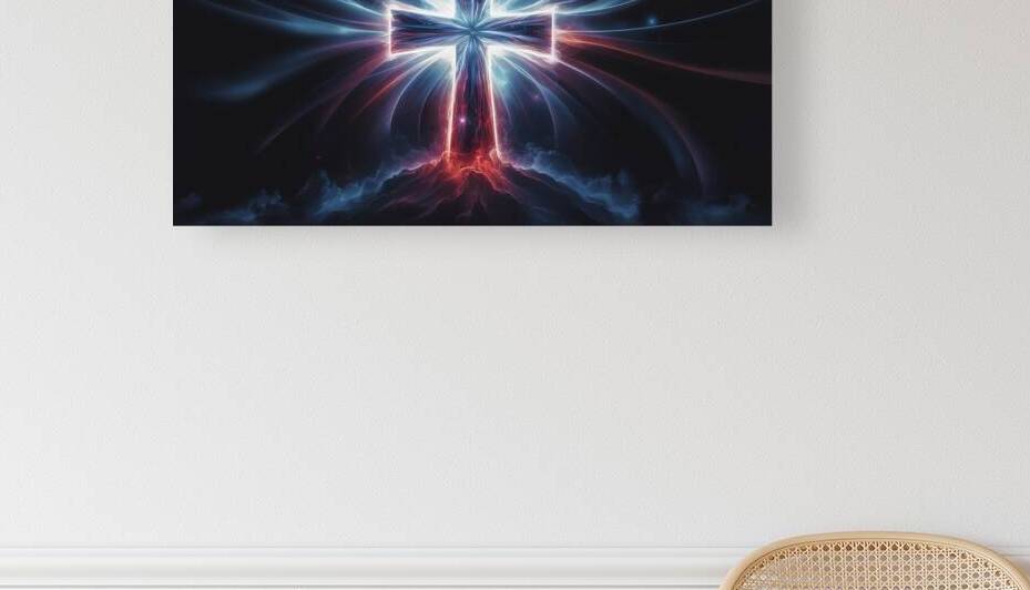 A divine radiant cross bursting with a kaleidosco 1721127722.0074 by StefanoPignataro