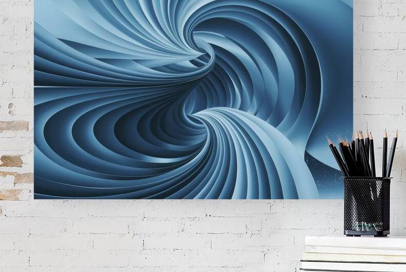 A dynamic and abstract design predominantly by StefanoPignataro