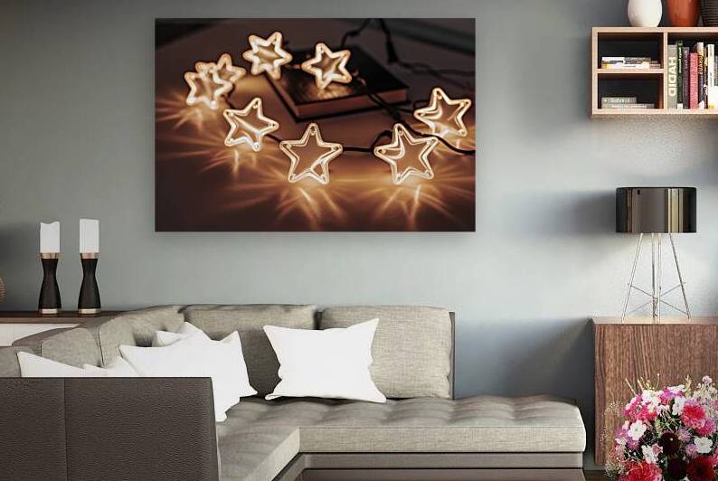 A captivating close up of warm golden lit star sh by StefanoPignataro
