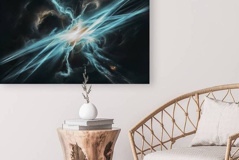 A captivating and vivid image of a cosmic explosi by StefanoPignataro