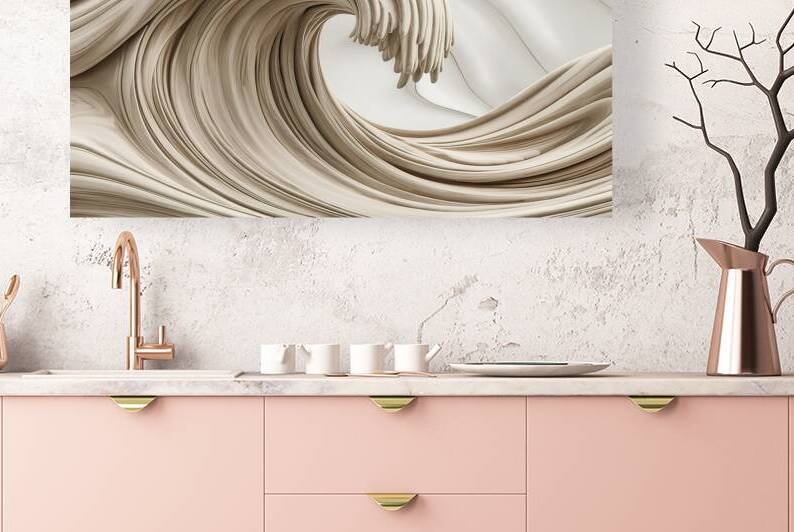 A stunning abstract art piece featuring a flowing by StefanoPignataro