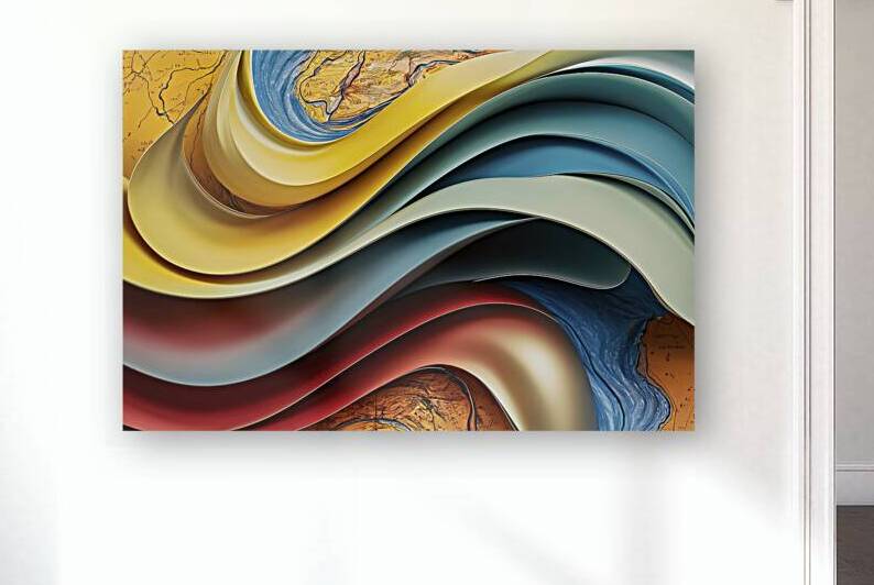 abstract art featuring a blend of smooth flowing by StefanoPignataro