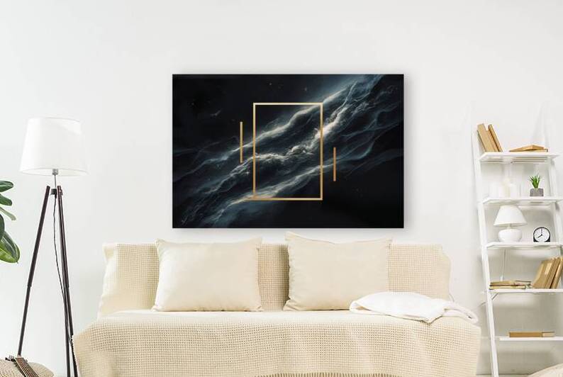 A striking abstract artwork that portrays the cos by StefanoPignataro