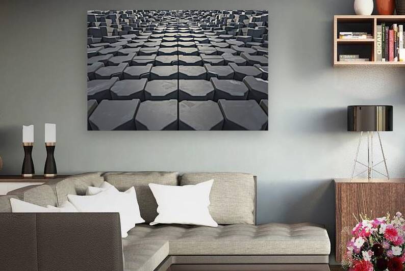 A captivating three dimensional artwork of a hexa by StefanoPignataro