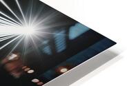 black background that emphasizes the intensity of HD Metal print