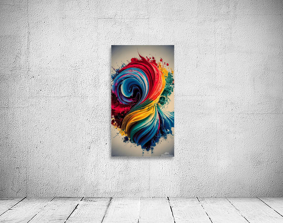 Iconic Color Ways a vibrant iconic color by colors and tastes Wall Art