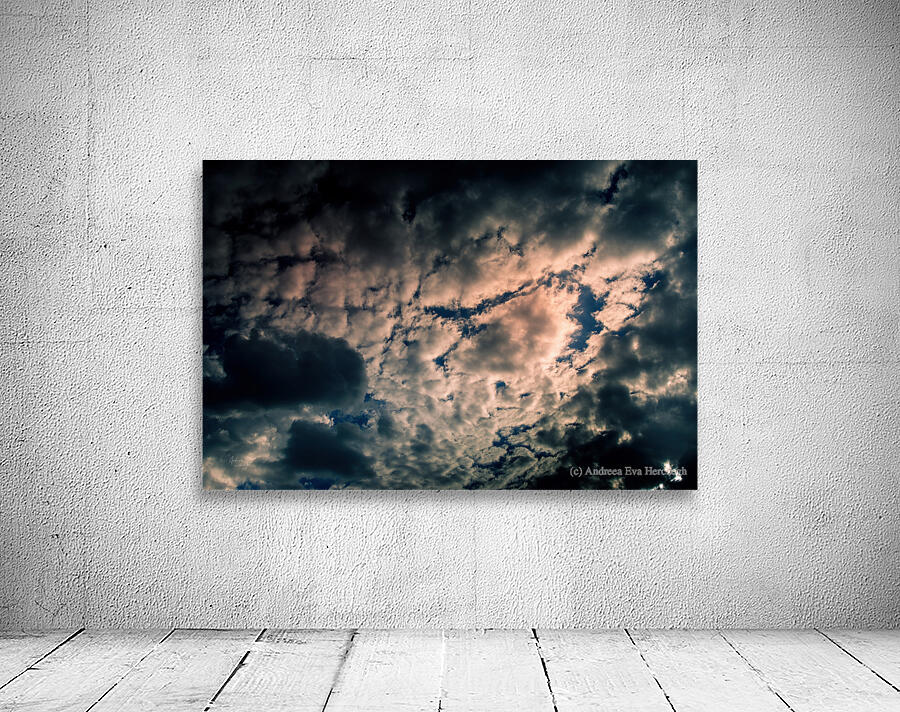 Dramatic Sky With Stormy Clouds Wall Preview