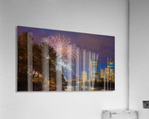 Calgary Fireworks Acrylic Print