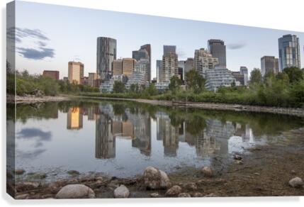 7048 - Calgary Downtown Skyline Canvas Print