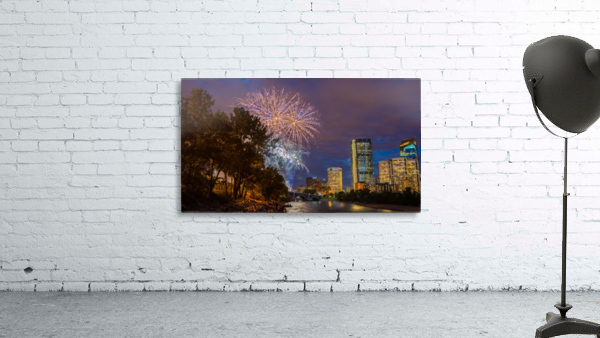 Calgary Fireworks Wall Preview
