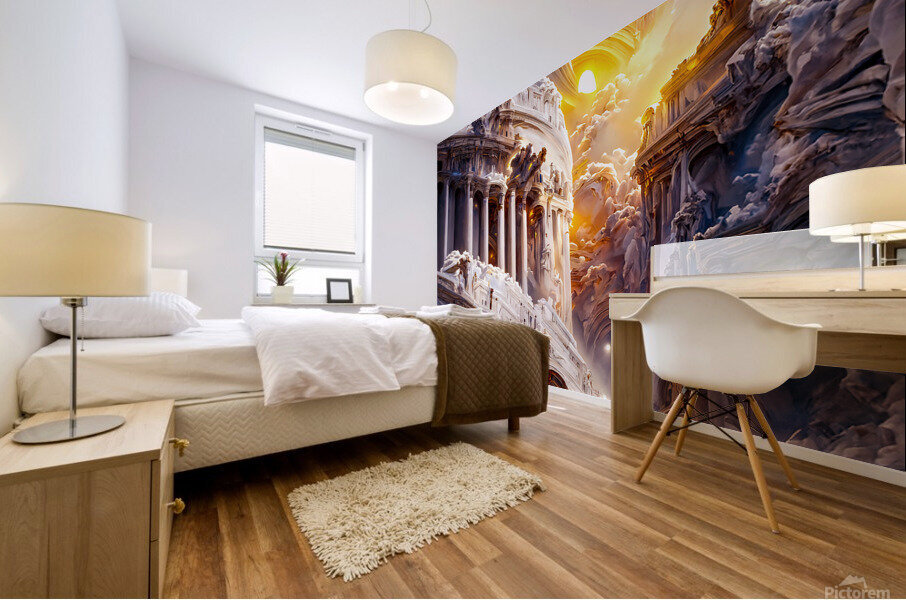 marble cathedral Mural print