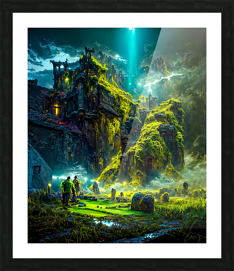 dungeon 3 Picture Frame print