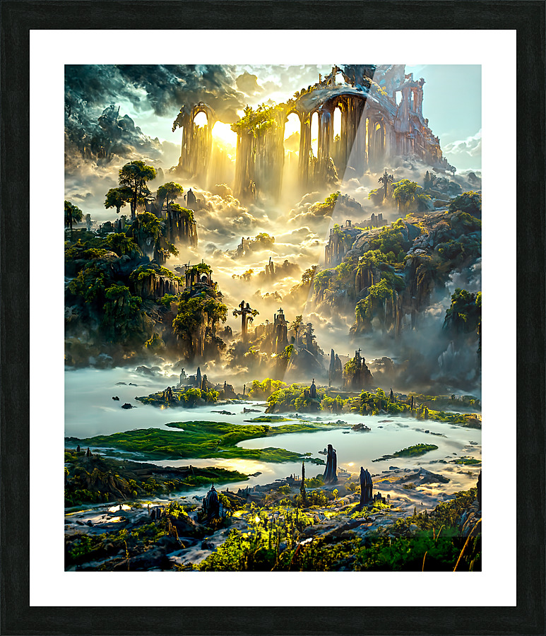place for gods Picture Frame print