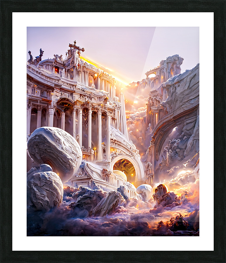marble cathedral Picture Frame print