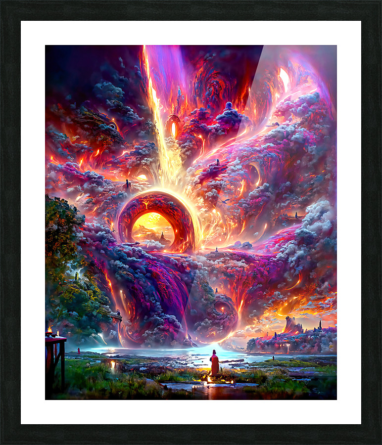 vortex 1 Picture Frame print