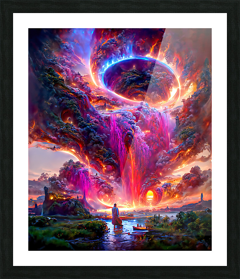 vortex 2 Picture Frame print