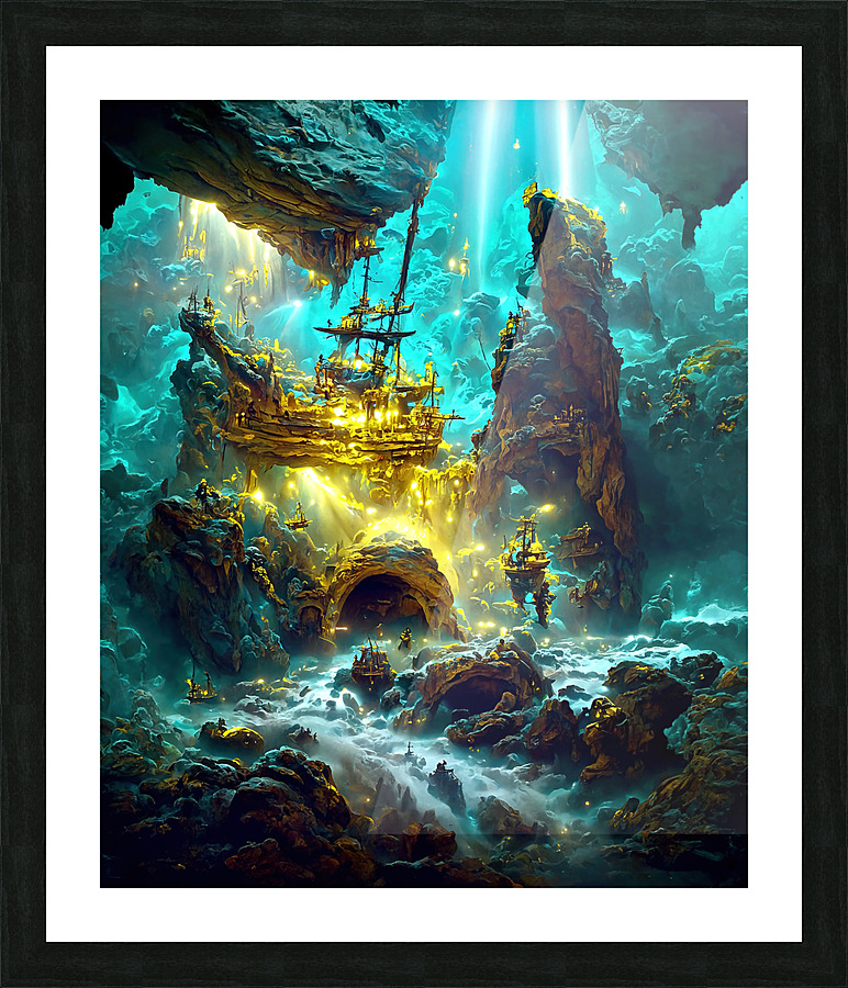 pirate gold 1 Picture Frame print