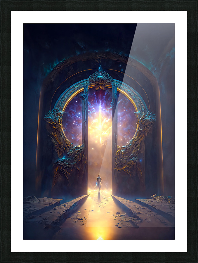 astral gate Picture Frame print