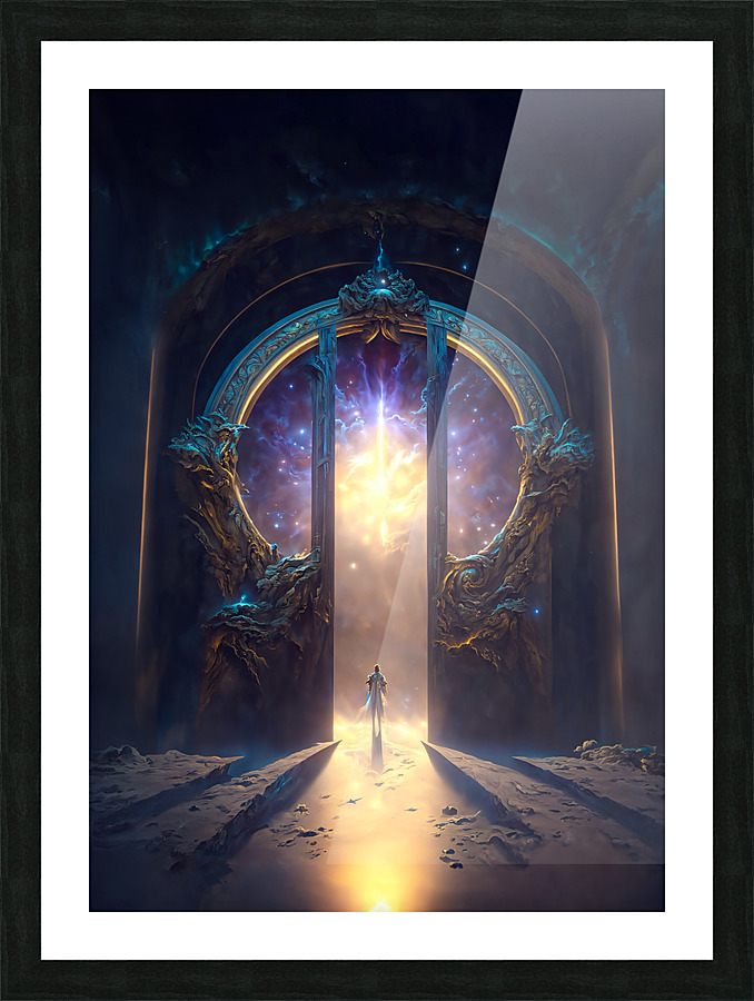 astral gate Picture Frame print