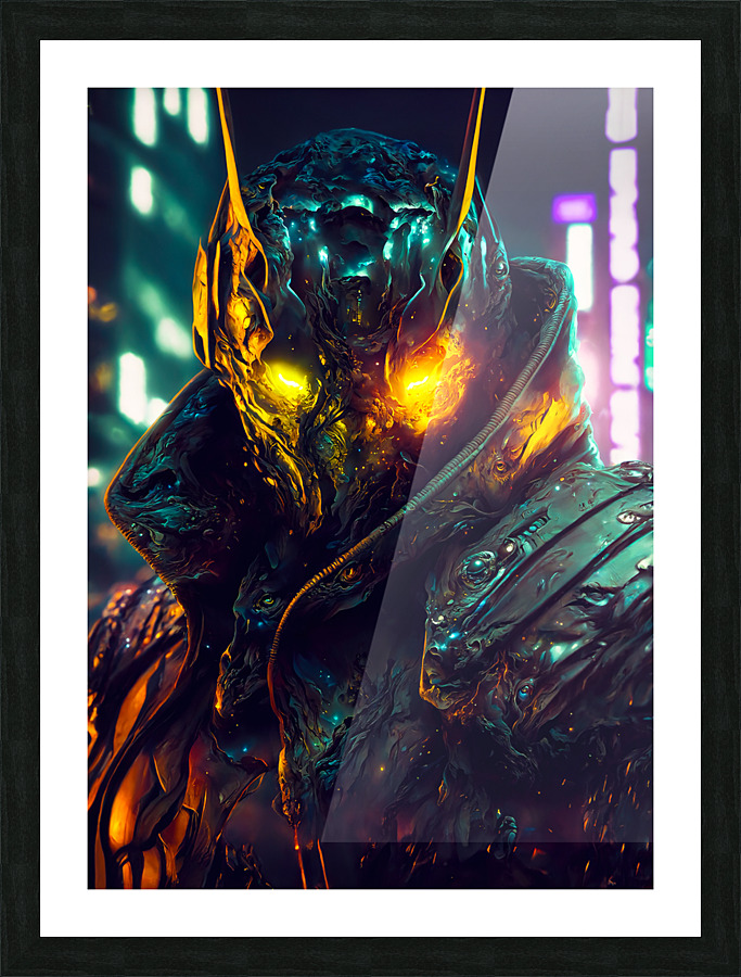 cosmic force batman Picture Frame print