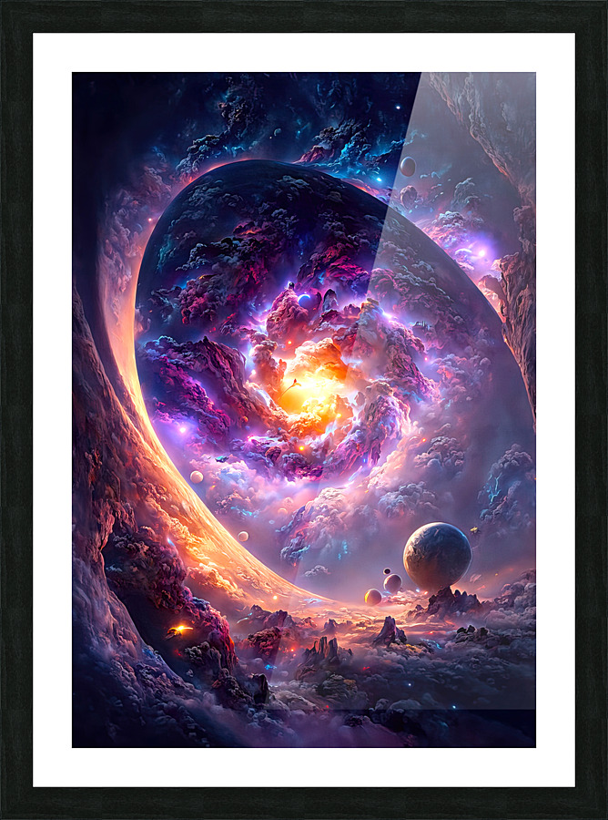 gravity Picture Frame print