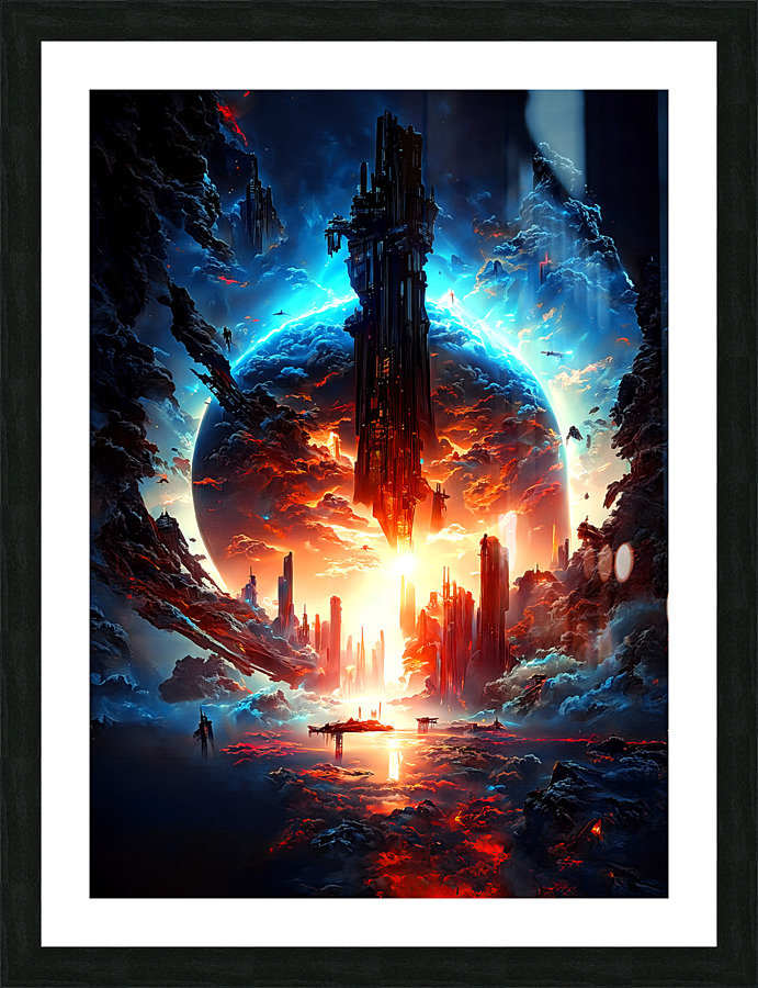 cosmopolis Picture Frame print