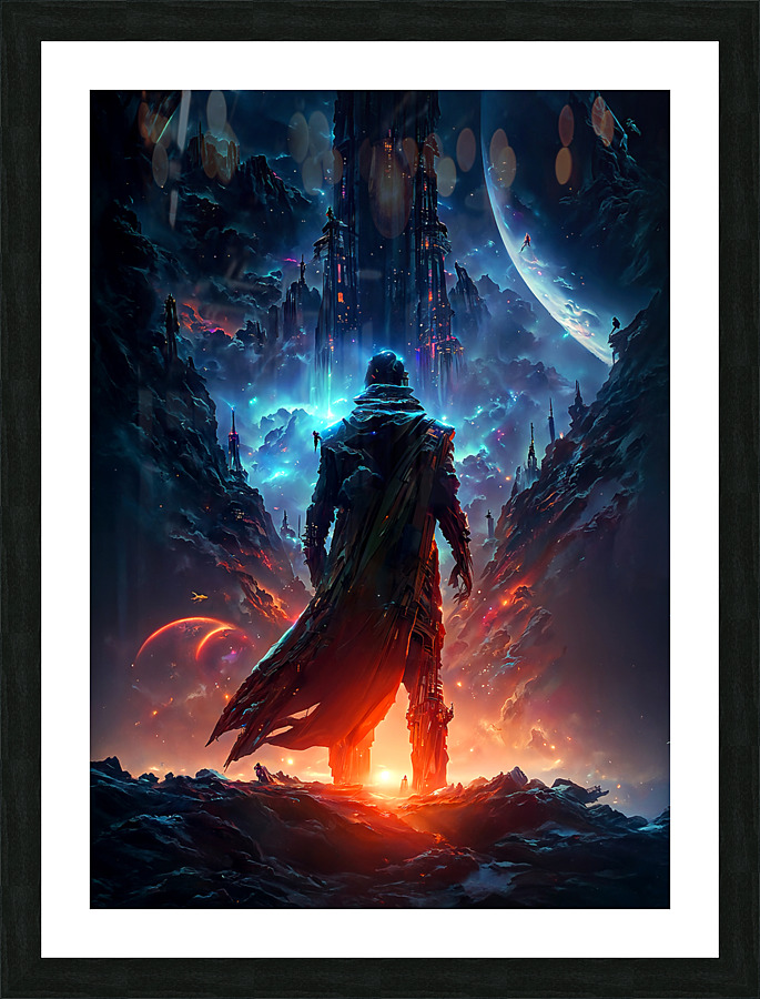 the overseer Picture Frame print