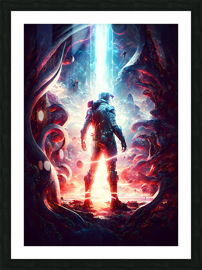 Quantum realm Picture Frame print